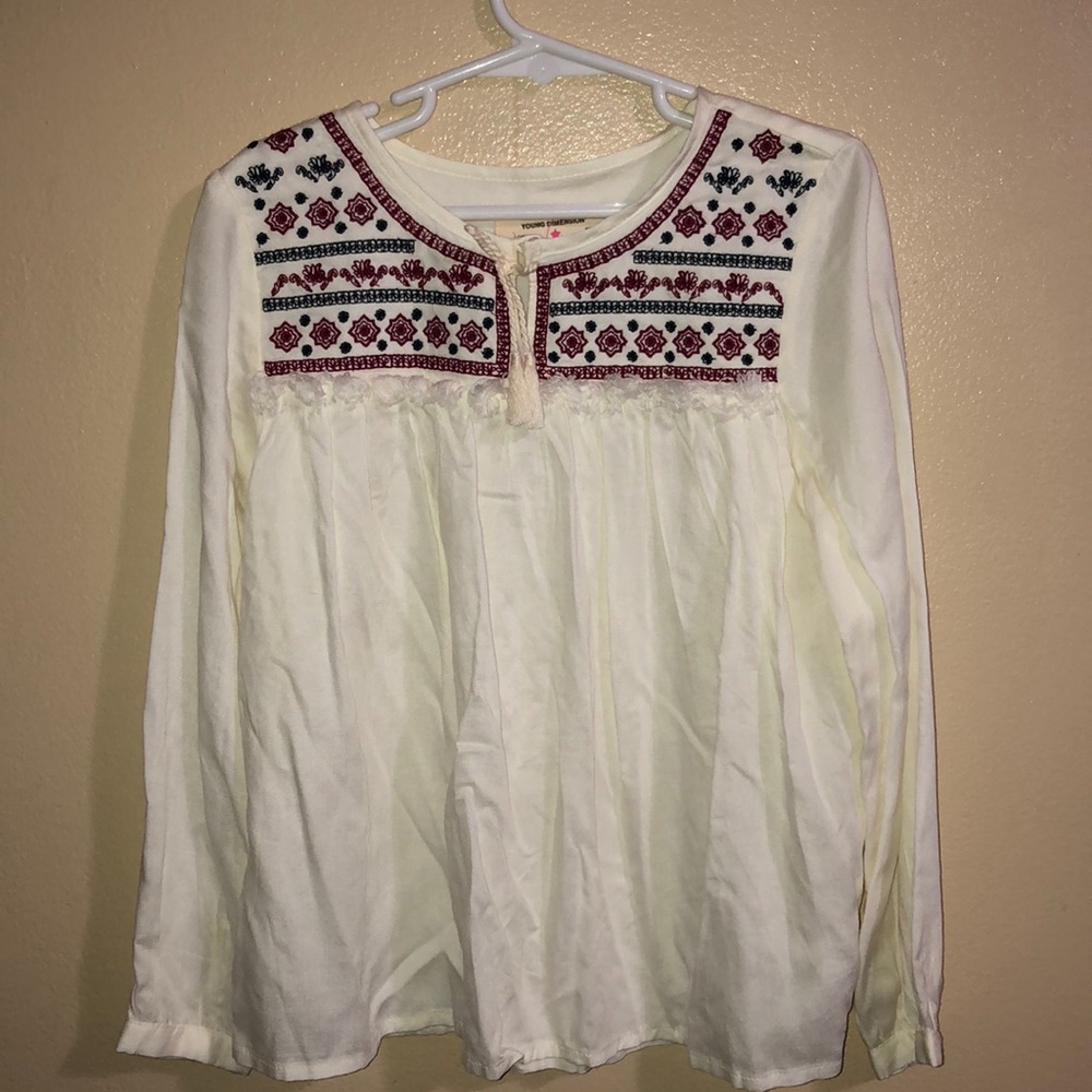 YOUNG DIMENSION GIRL BLOUSE SIZE 6/7